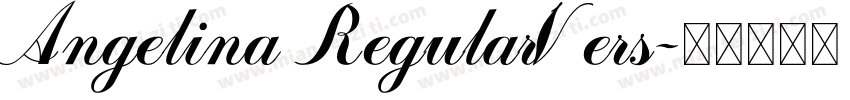 Angelina RegularVers字体转换